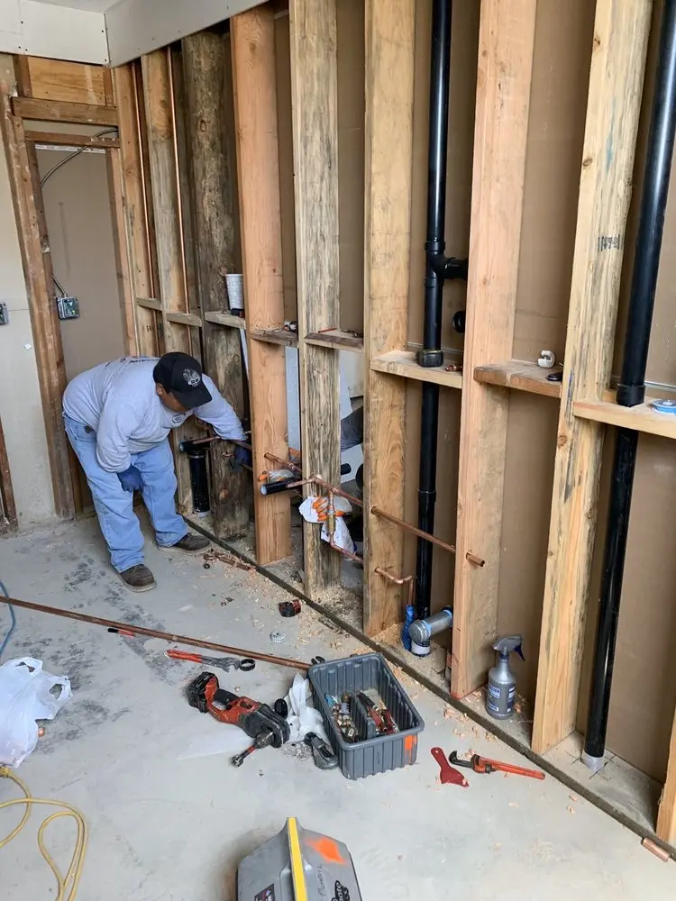 Commercial rough-in plumbing for Water Heater Replacement in Arlington Park